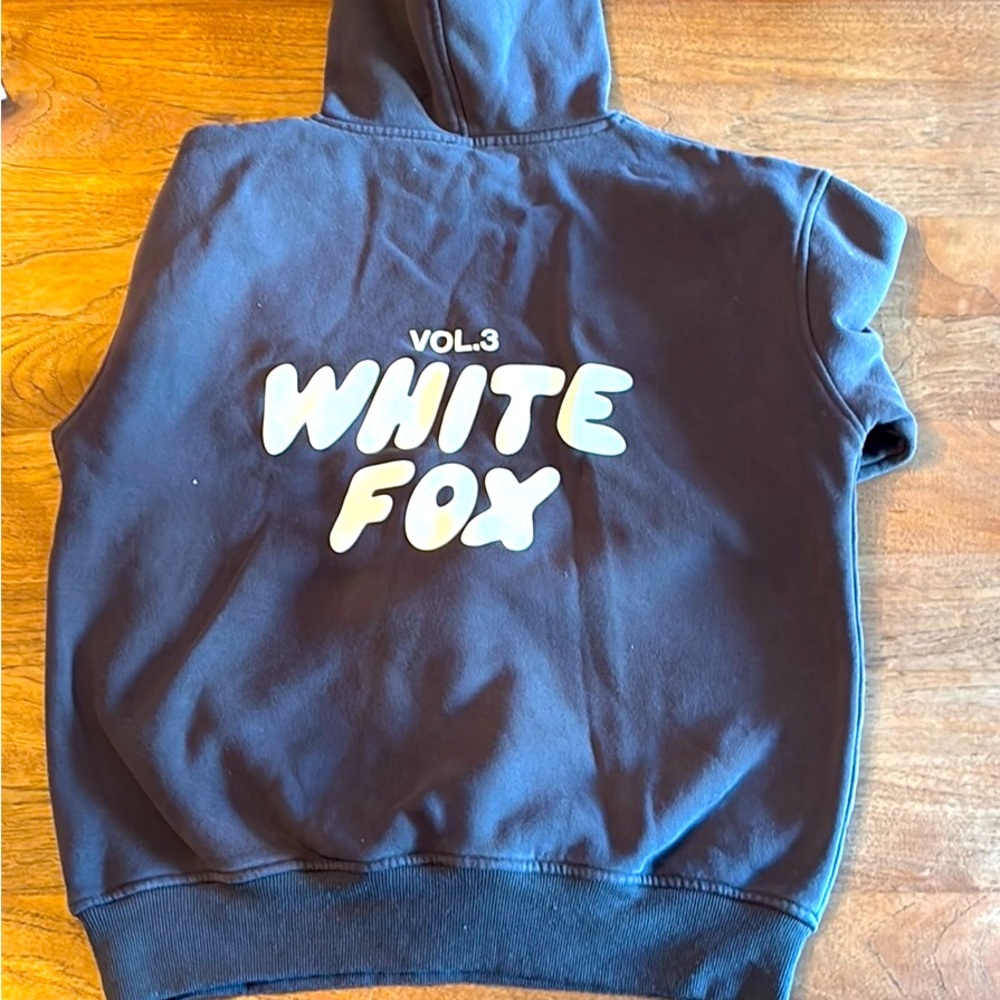 White fox offstage hoodie shadow 
size xs/s